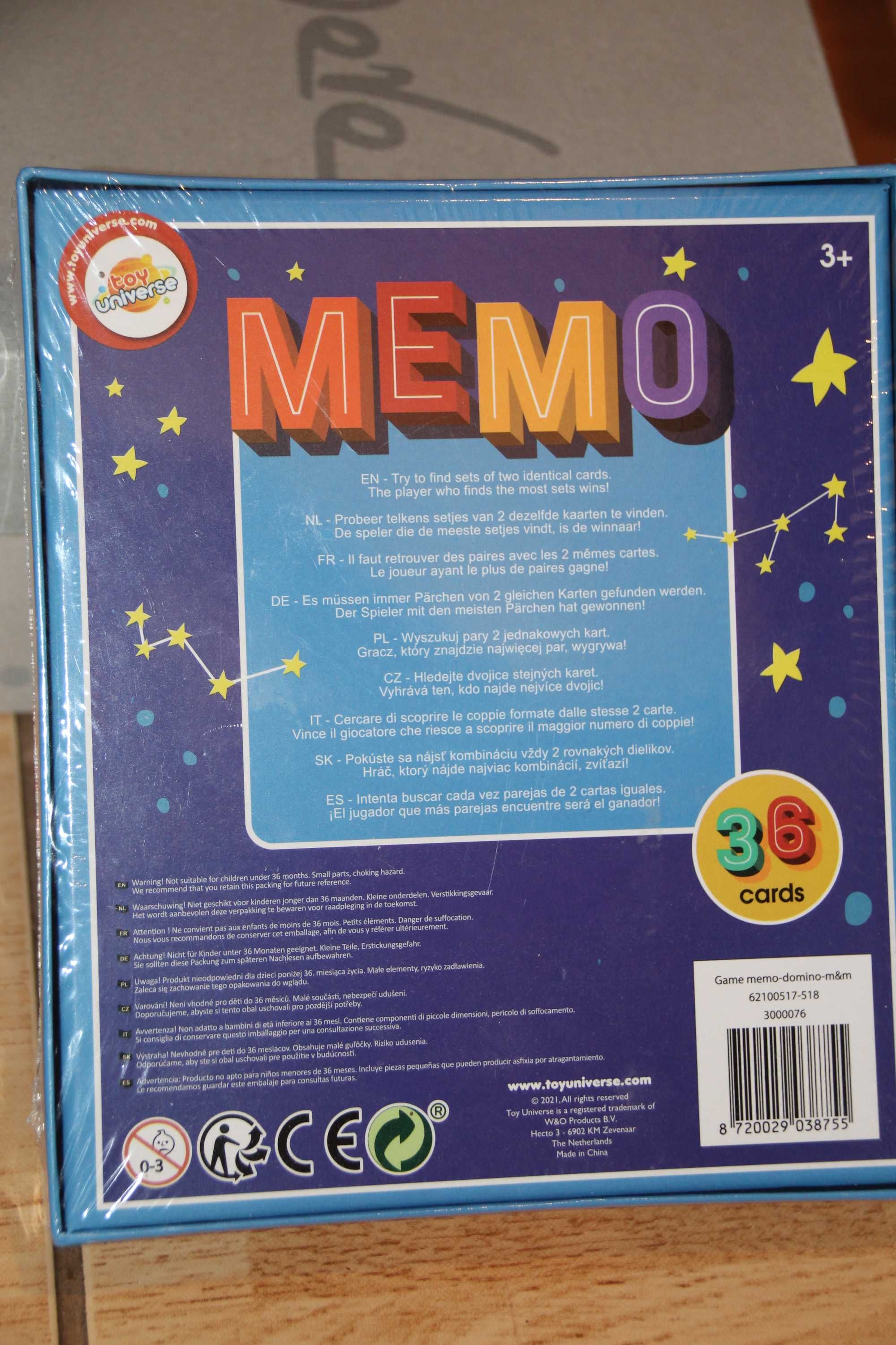 Gra dziecięca MEMO - NOWA, oryg.zapakowana