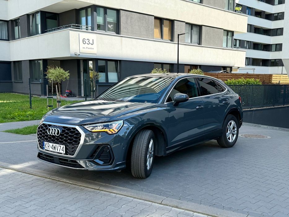 Audi Q3 Sportback Audi Q3 Sportback 2021 – Stan idealny | Serwis ASO | Gwarancja do 2027