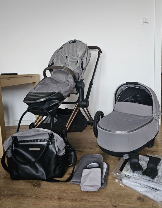 Wózek Cybex Priam rose gold manhattan gray