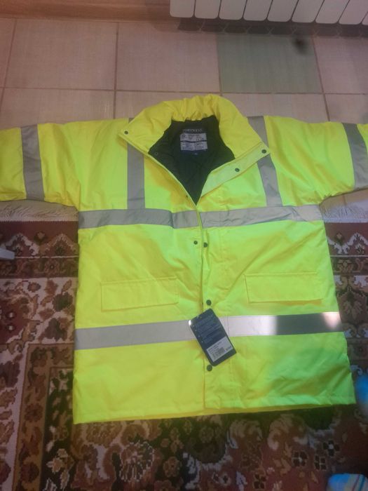 Kurtka odblaskowa przeciwdeszczowa drogowa