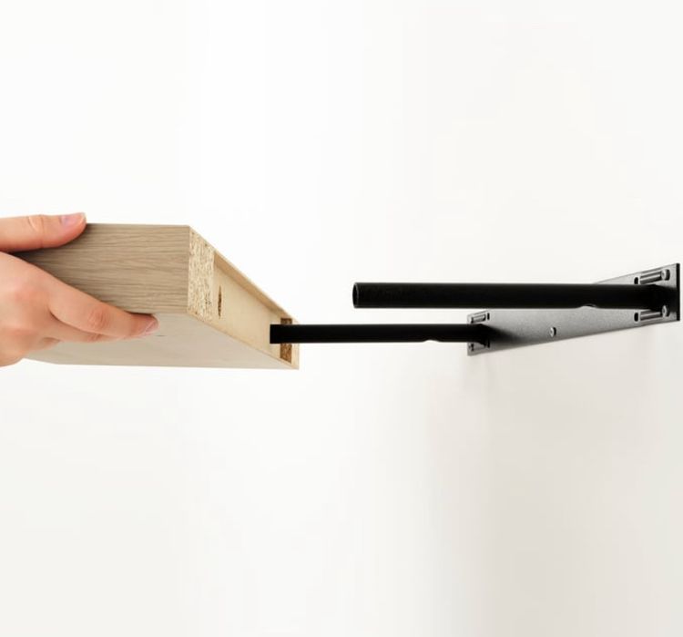 Półka ścienna, imitacja dębu 190x26