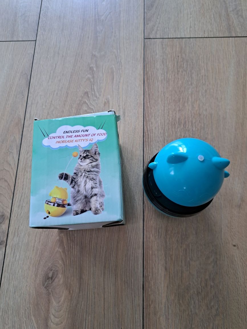 Dozownik karmy dla kotów, zabawka ze smakołykami LUCKY KITTY