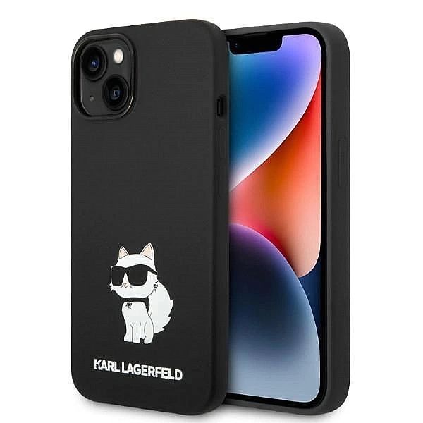 Etui Karl Lagerfeld Silicone Choupette MagSafe na iPhone 14 Plus - cza