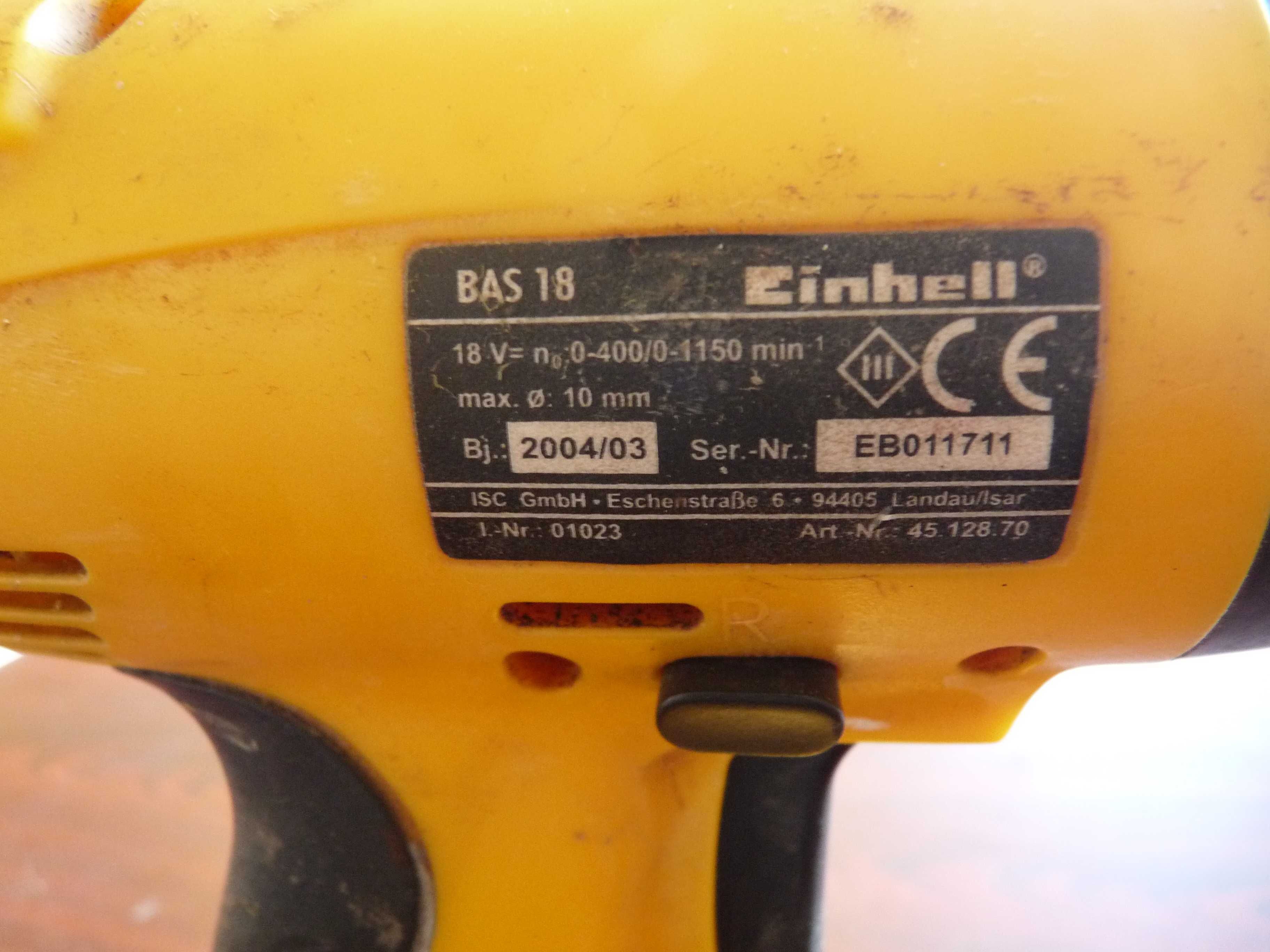 wiertarko-wkrętarka Einhell 18 V