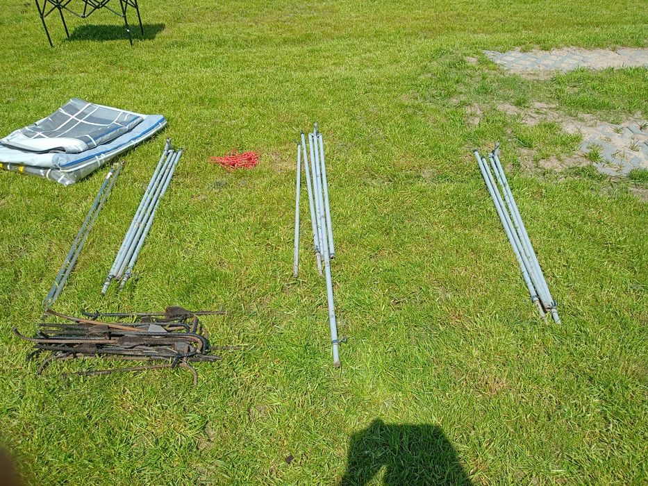 Stelaż przedsionka przyczepa kempingowa