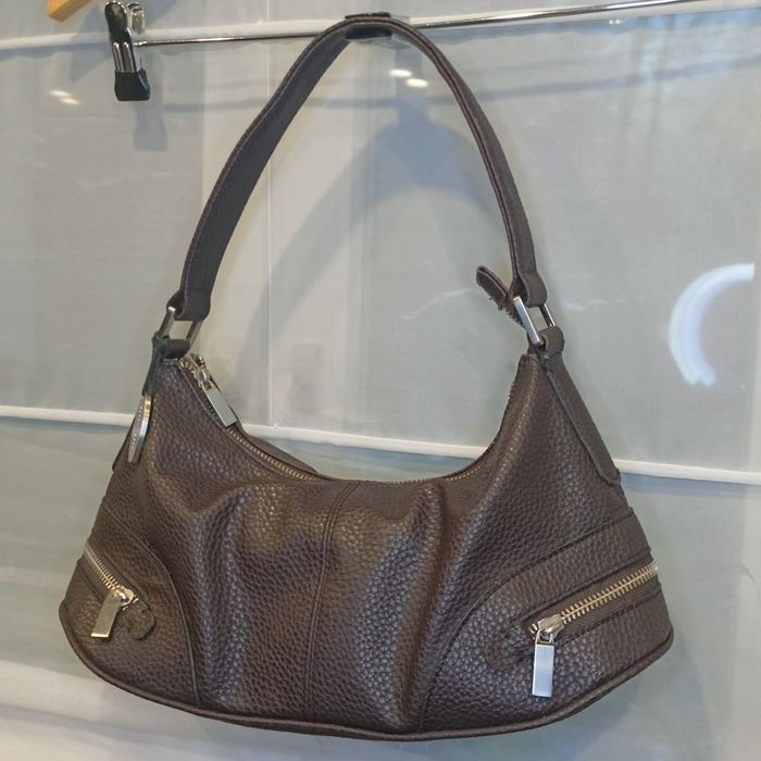 Torebka skórzana Gerry Weber bagietka czekoladowy brąz