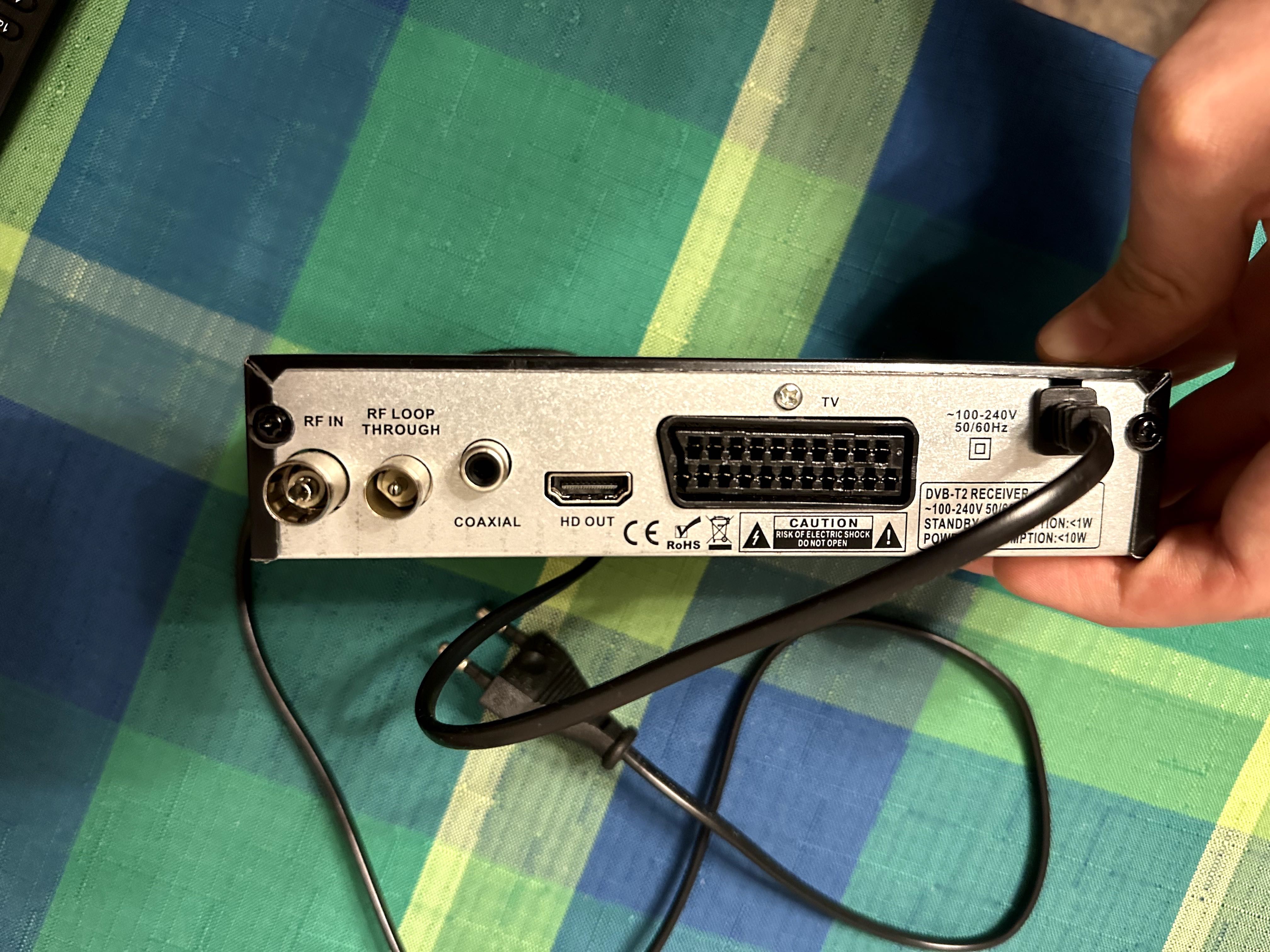 dekoder DVBT2 DVBT-2 FullHD H.265 MPEG-4/AVC