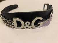 Pulseira em pele D&G nova original