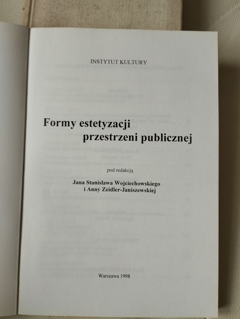 Wojciechowski formy estetyzacji przestrzeni publicznej