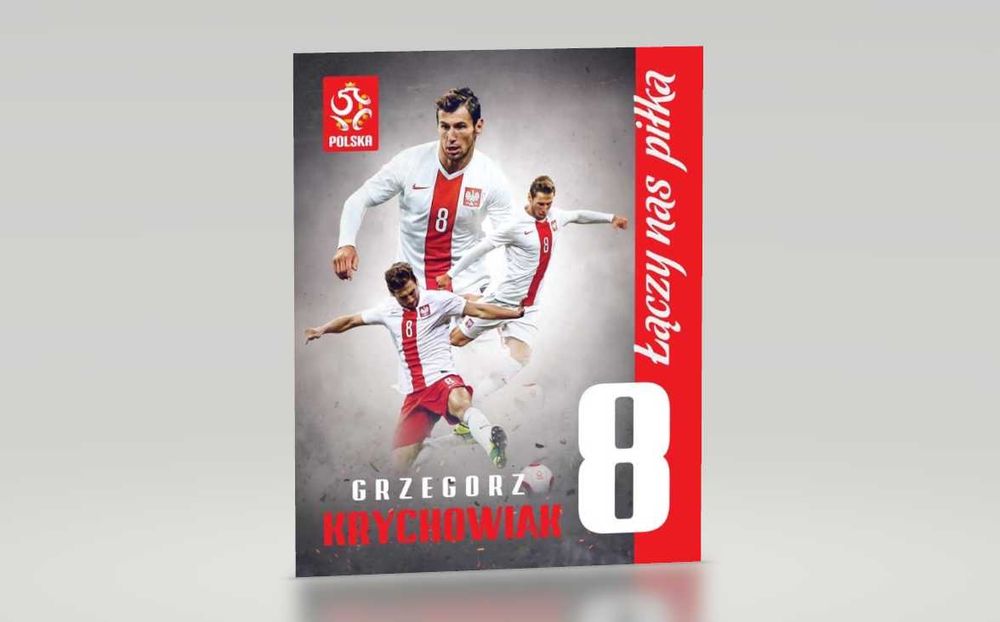 Grzegorz Krychowiak 8 Plakat piłkarski 40x50 cm