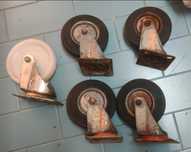 5 rodas de carga 360⁰ 125MM 200KG