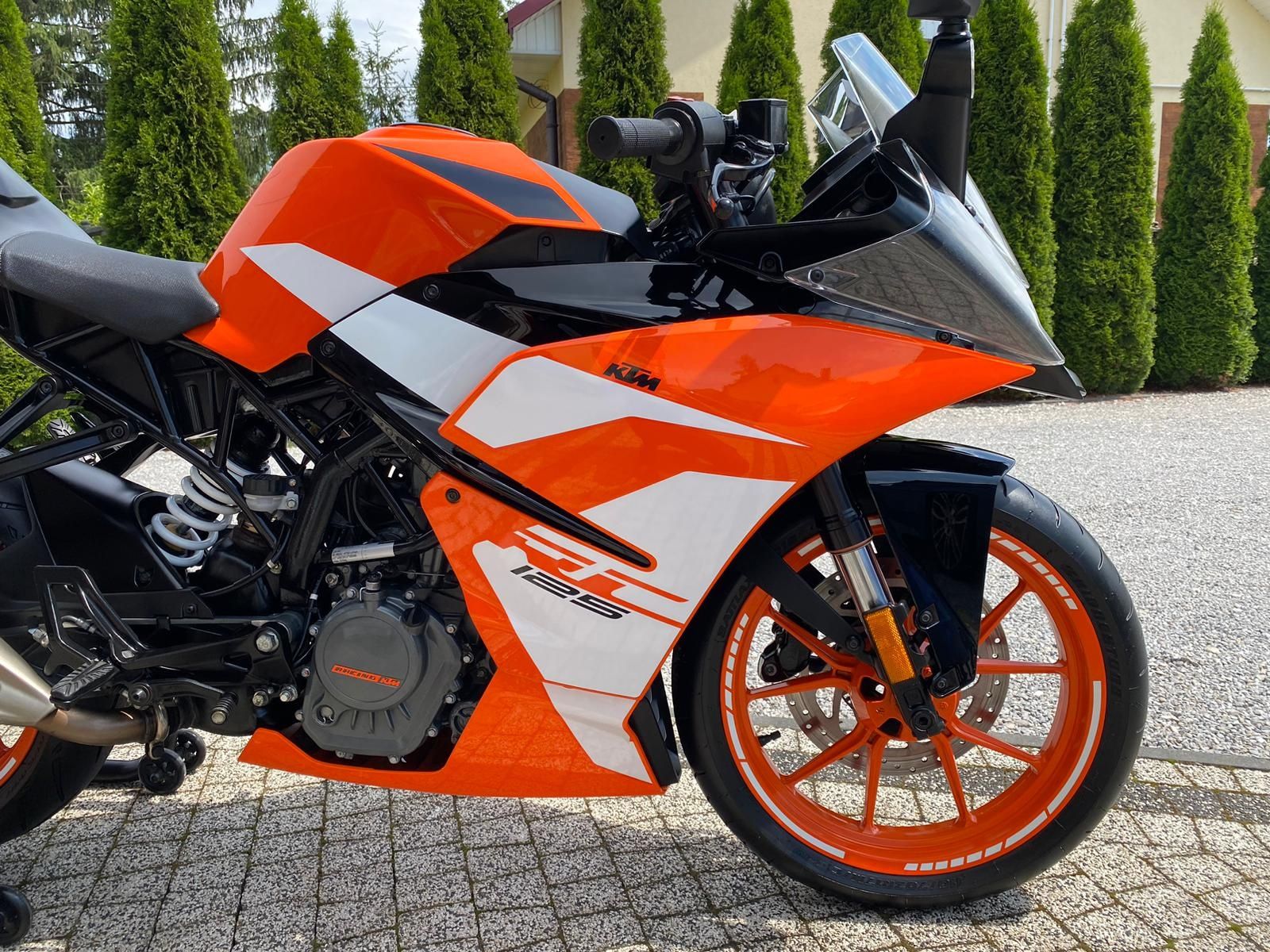 KTM RC 125 ABS 2020rok 15.000km JAK NOWY Transport kat. b a1