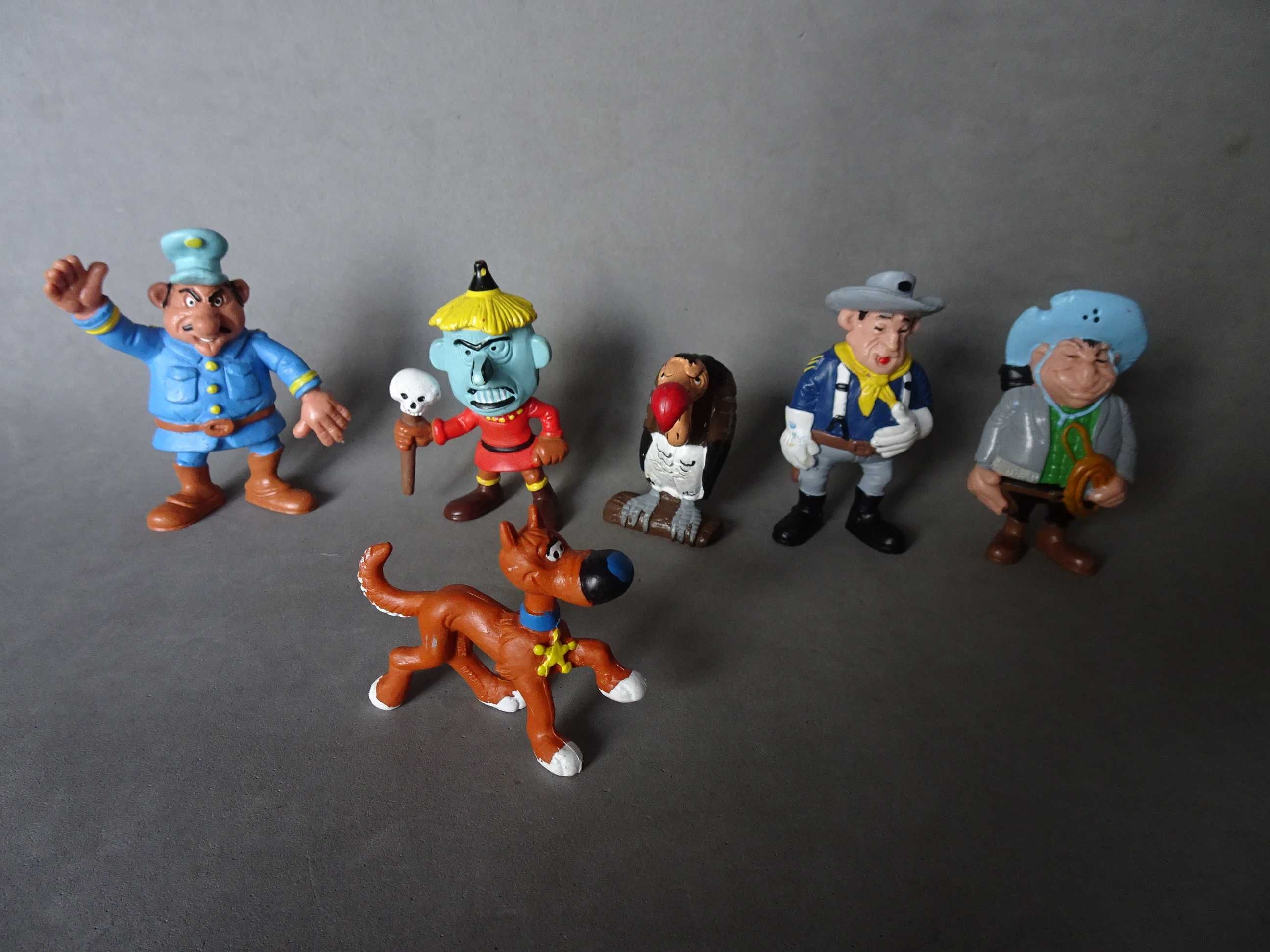 Figuras em PVC da coleção Lucky Luke