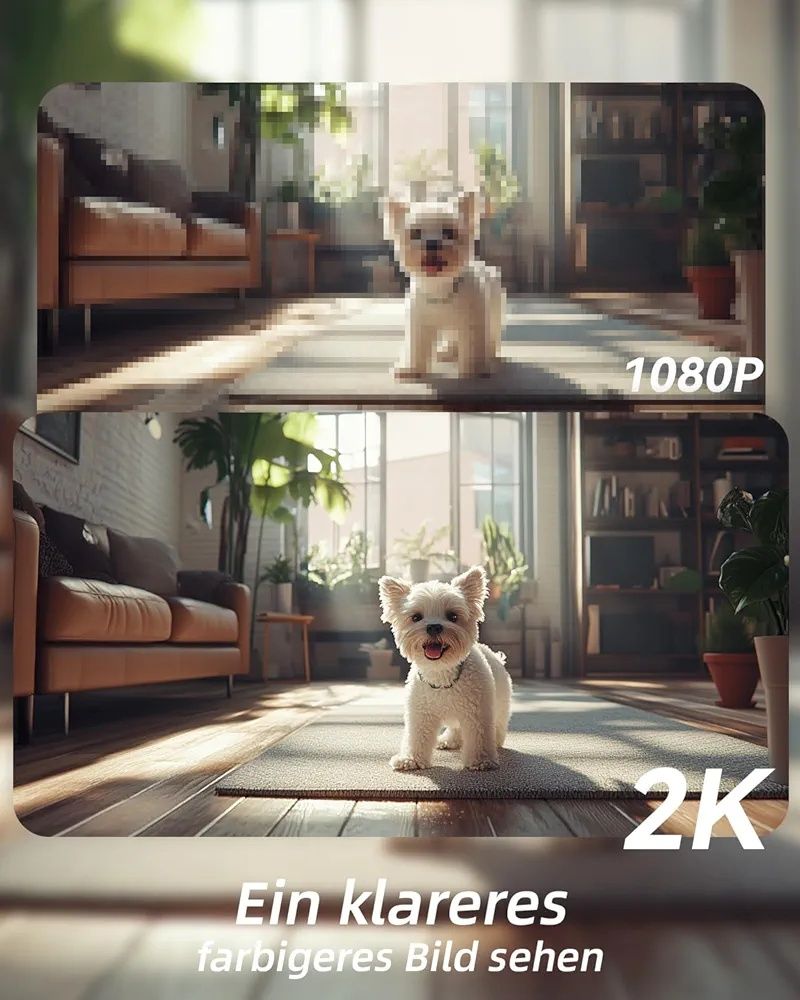 Wewnętrzna kamera monitorująca blurams 2K WiFi 360°