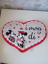Poduszka pluszowa serce myszka Minnie Disney