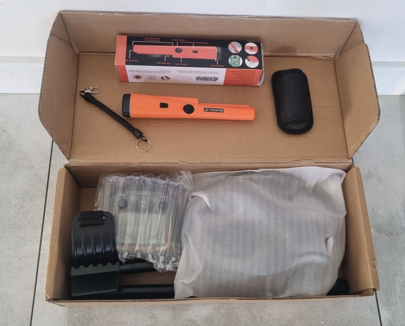 Profesjonalny wykrywacz metali TX-850 bardzo czuły pinpointer 11 cali
