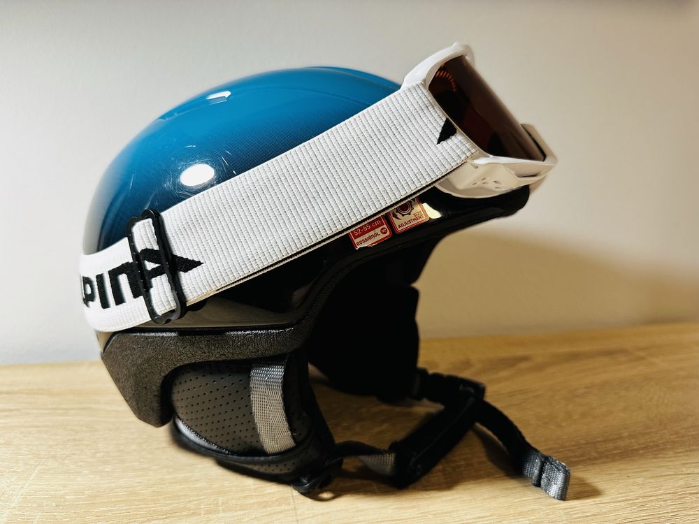 Kask narciarski Rossignol + google Alpina