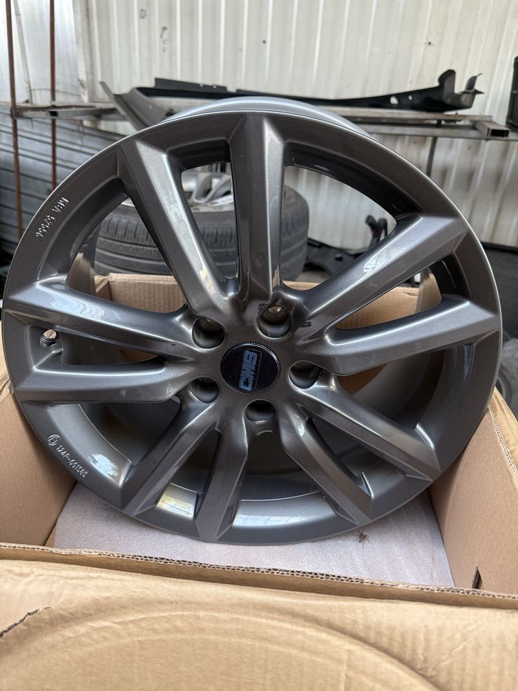 Komplet felg aluminiowych cms srebrne prod niemcy 5x112 et 38 17 cali