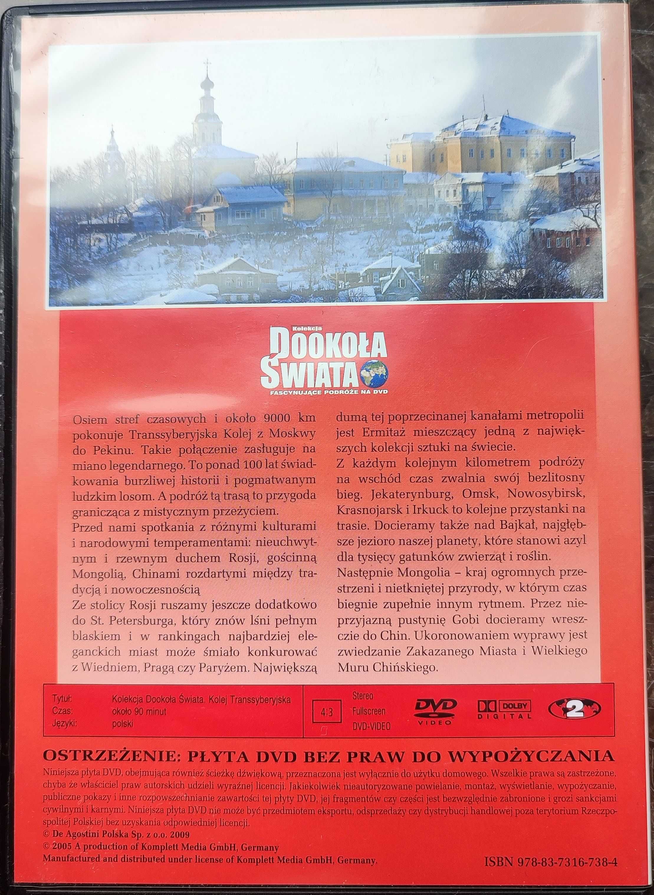 Film DVD Kolej Transsyberyjska. W stronę Syberii. Dookoła Świata