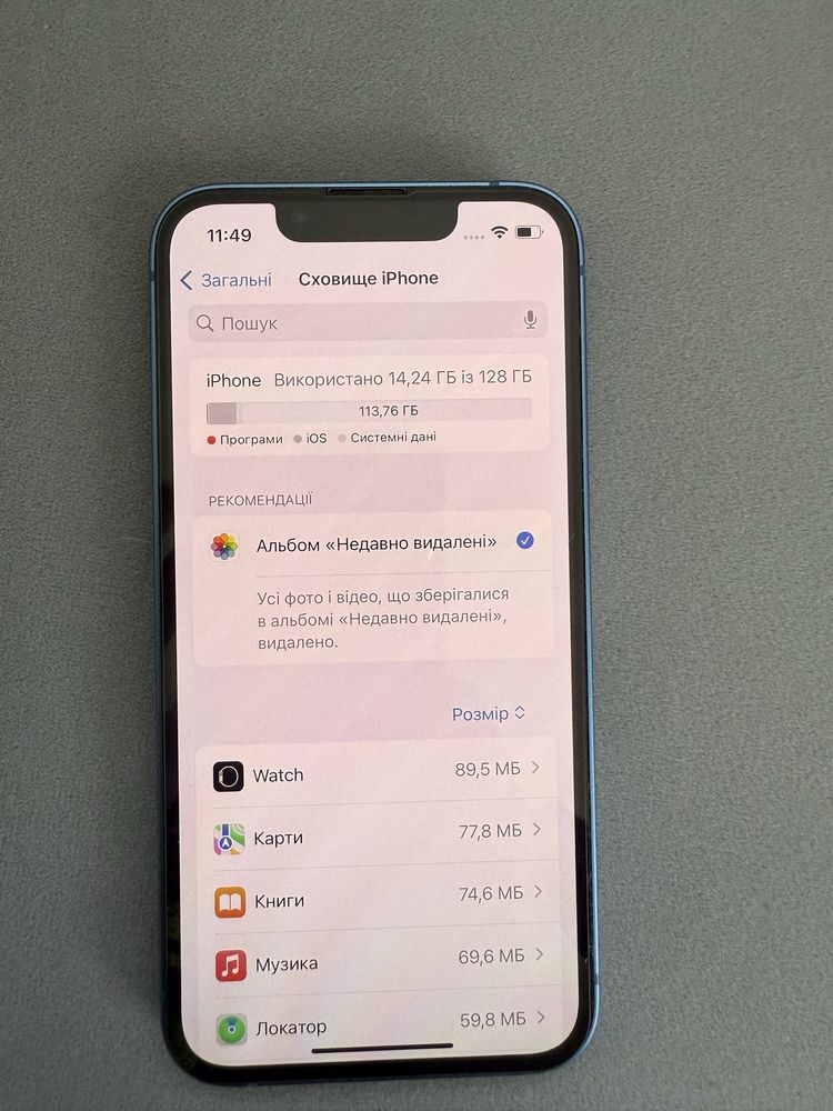 Iphone 13 mini 128гб 85%ак