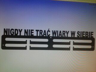 Personalizowany wieszak na medale