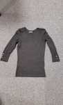 Sweter Orsay 3/4 rękaw zdobienia XXS