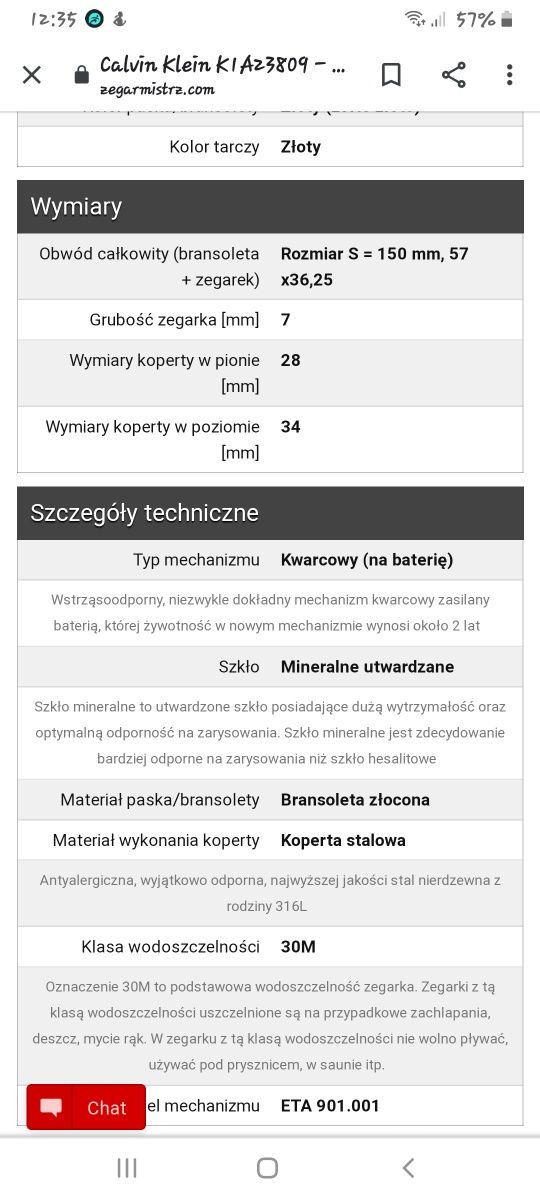 Świetny prezent! Piękny zegarek CK_damski