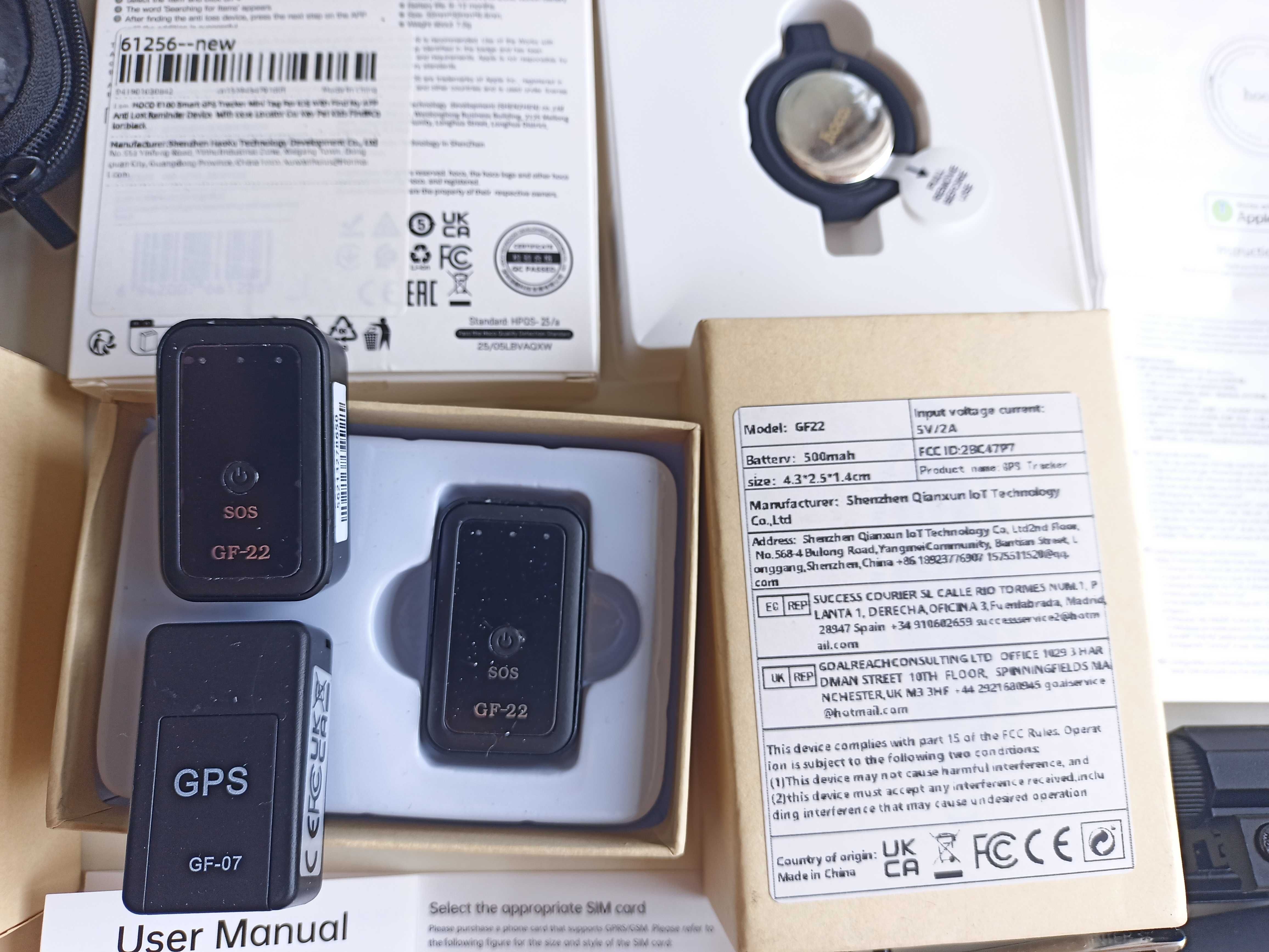 HOCO E100 Smart GPS Tracker Mini Tag Для iOS Apple Find My APPAntiLost