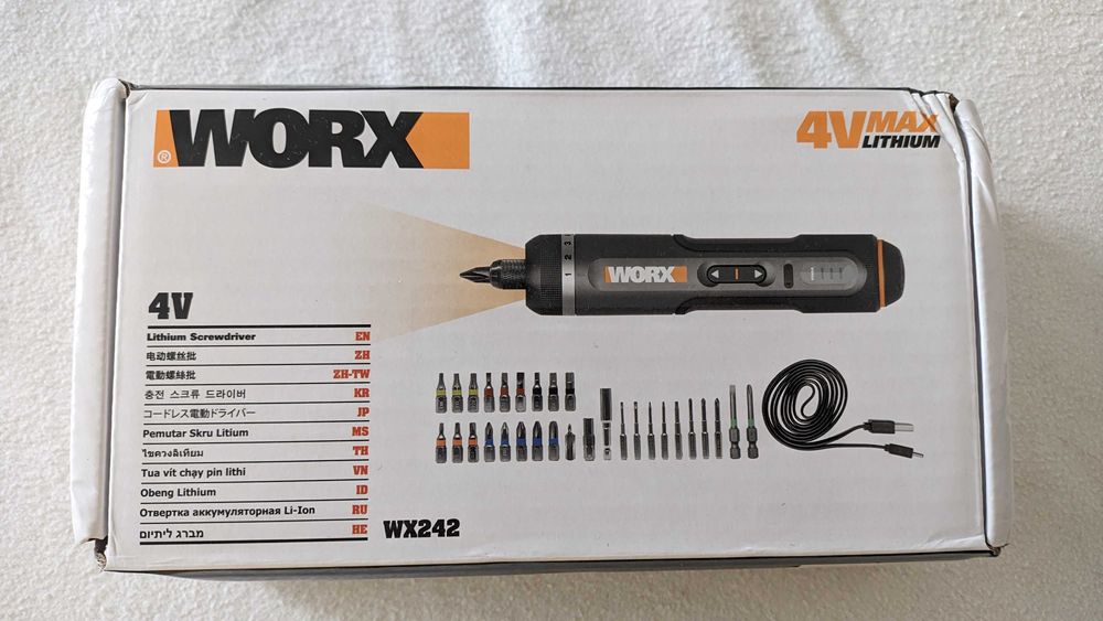 Отвертка аккумуляторная Worx WX242