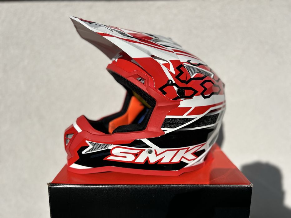 Kask motocyklowy cross HULAJNOGA quad SMK ALLTERRA rozmiar XXL 62cm