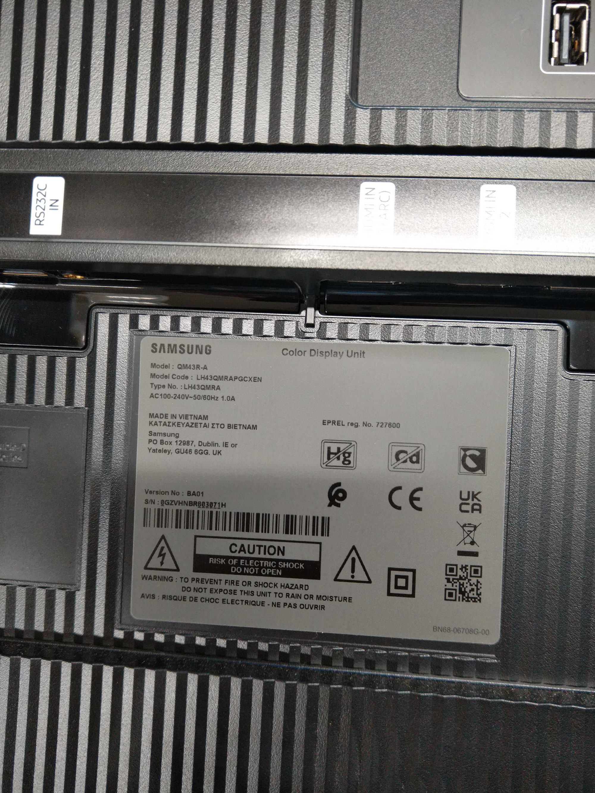 Samsung QM43R-A TV Monitor 43 cale