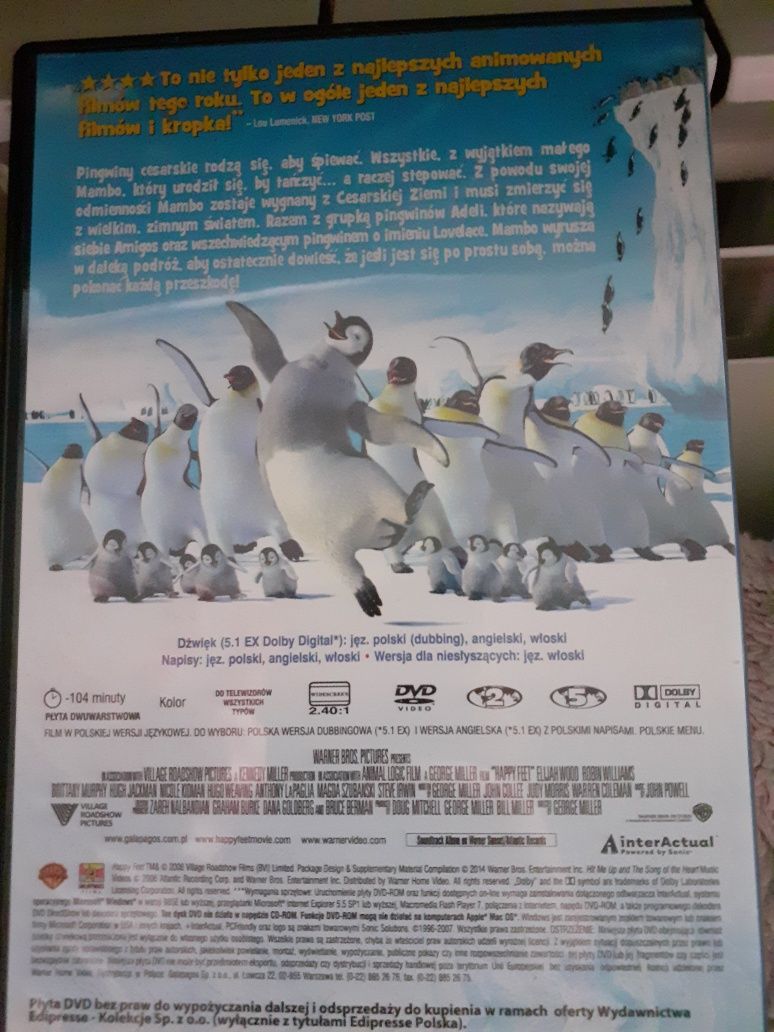 Happy Feet tupet małych stóp dvd