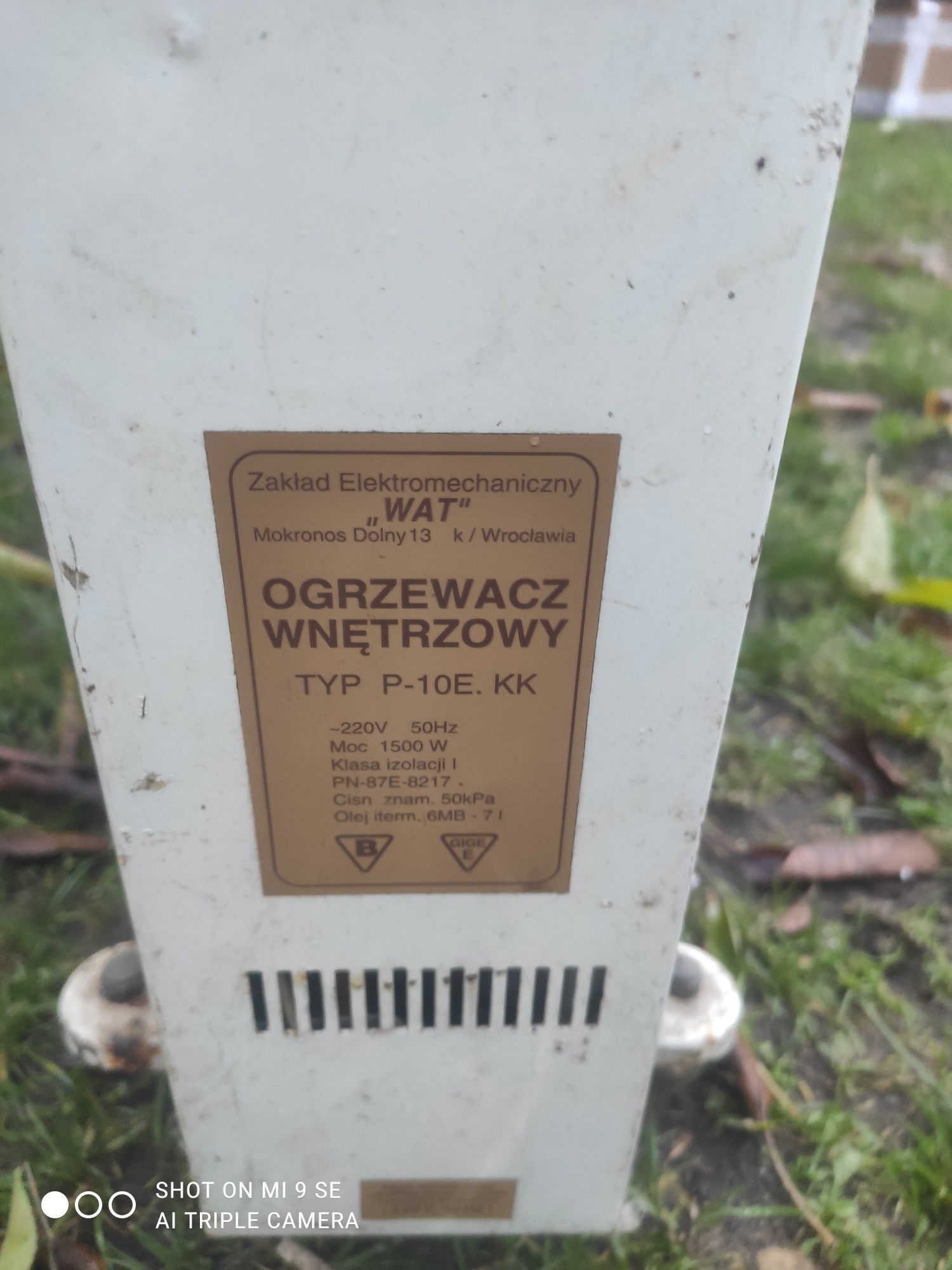 Gr,ejnik olejowy 10 i 7 żeberkowy