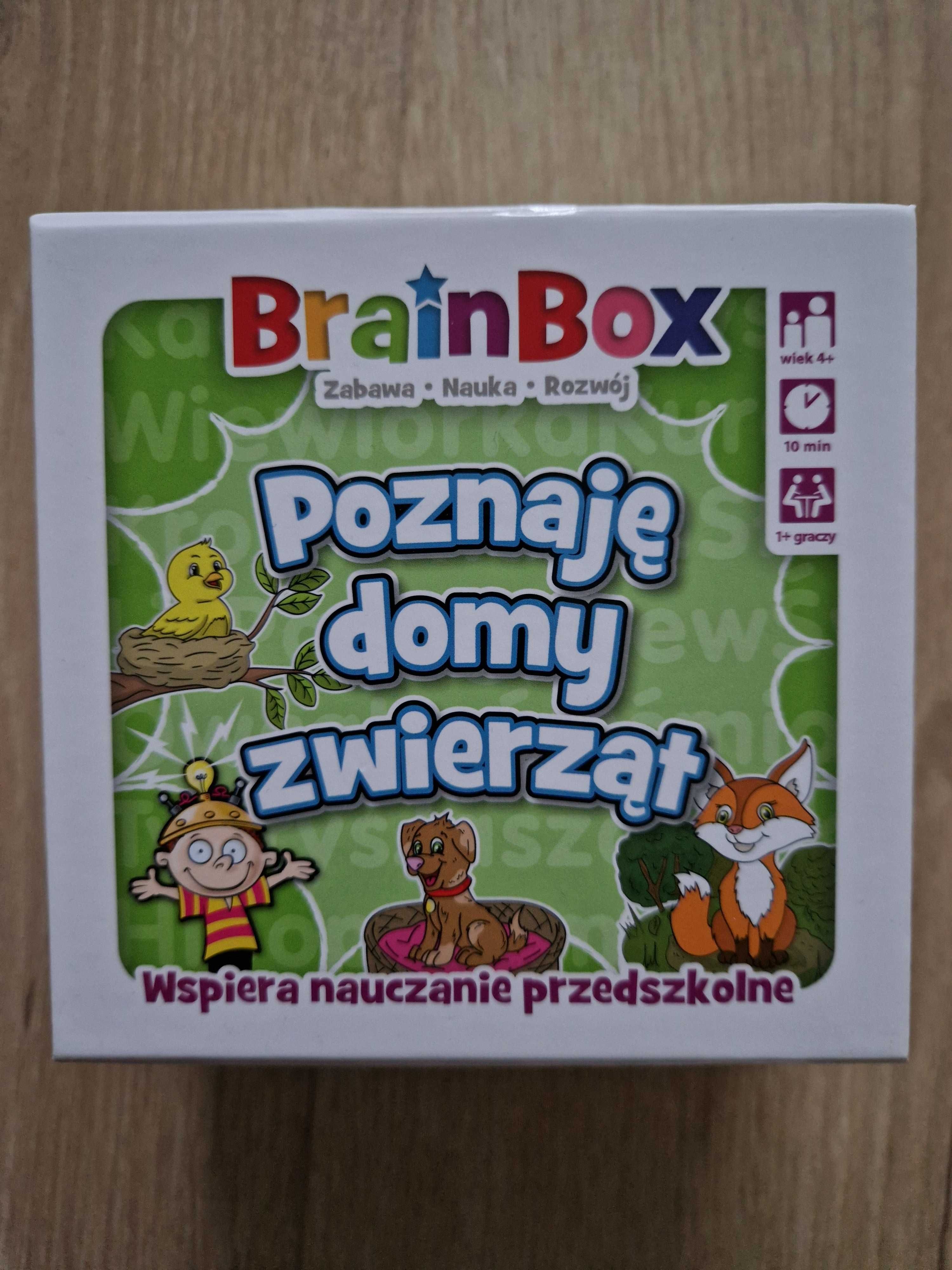BrainBox Poznaję domy zwierząt Gra dla dzieci 4+