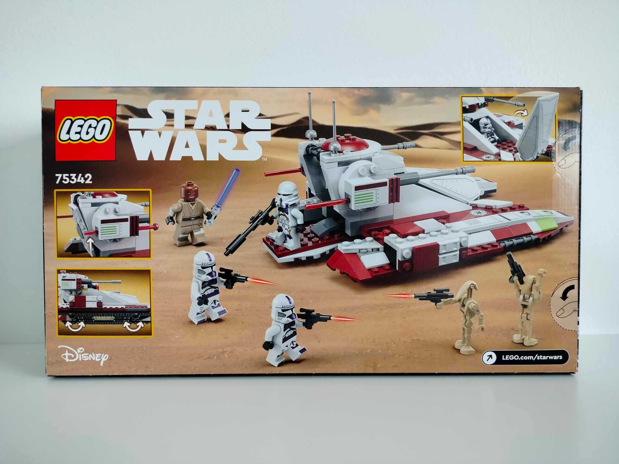 LEGO Star Wars 75342 Czołg republiki + droidy (bez 4 figurek)