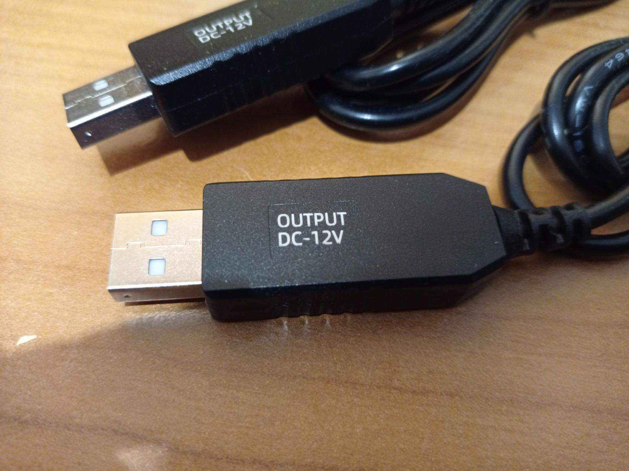 Кабель питания USB - DC 5.5x2.1 мм c преобразователь 5V—12V роутер