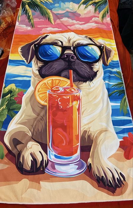 Пляжний рушник ( пляжное полотенце) подстилка