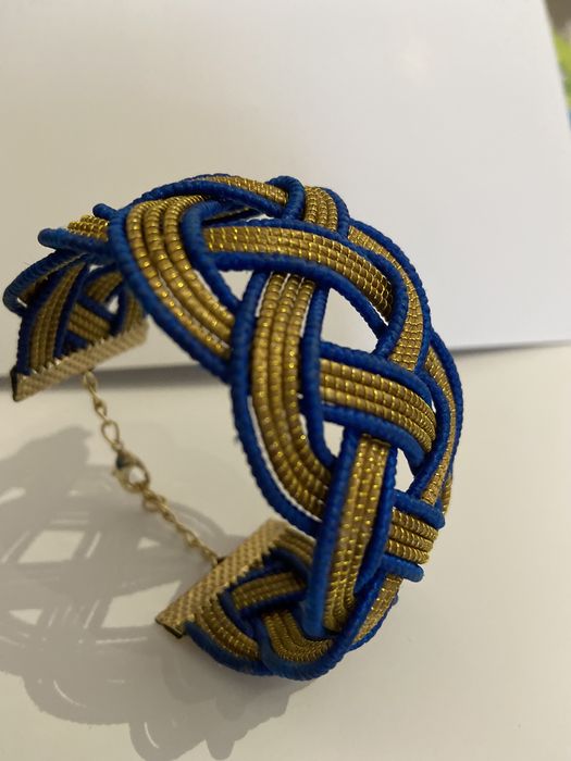 Pulseira de capim dourado