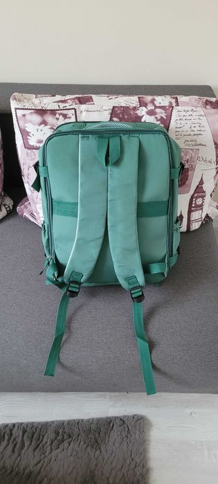 Plecak do samolotu podróżny 40×30×20 cm -nowy zielony