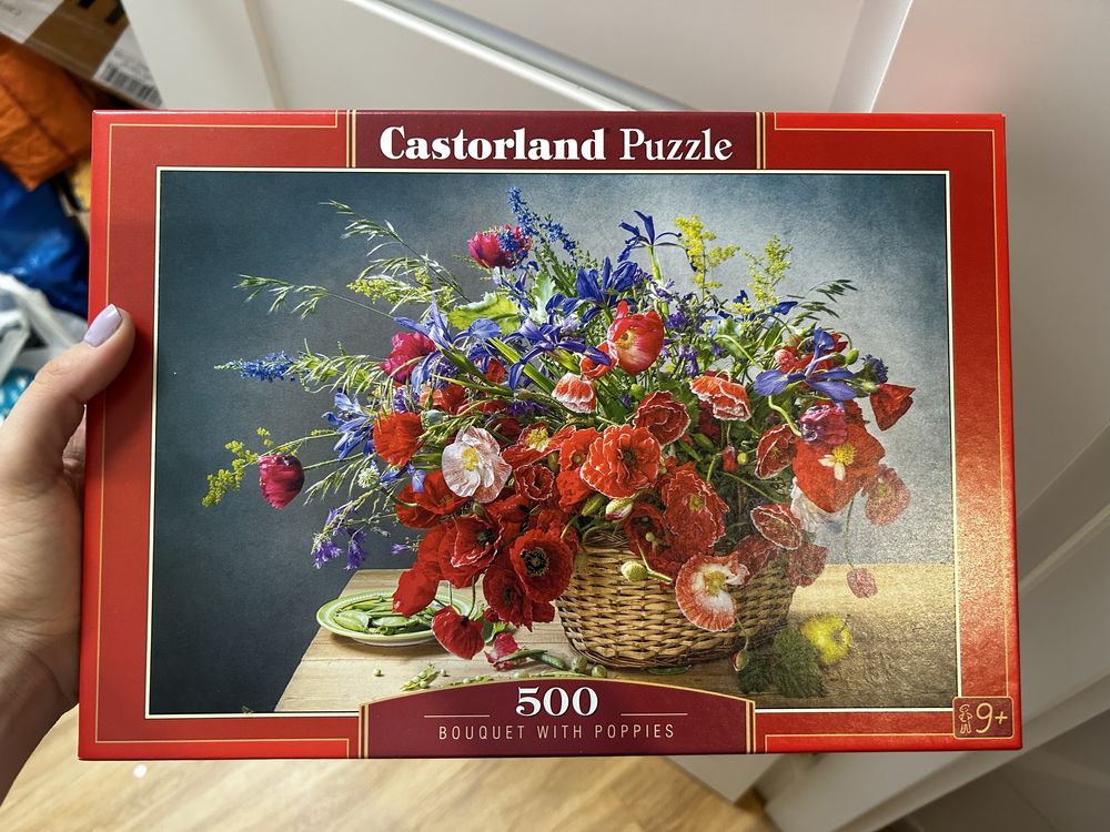 Castorland puzzle 500 bukiet makow kwiaty