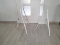 Cavalete Tripé Branco METAL LEROY