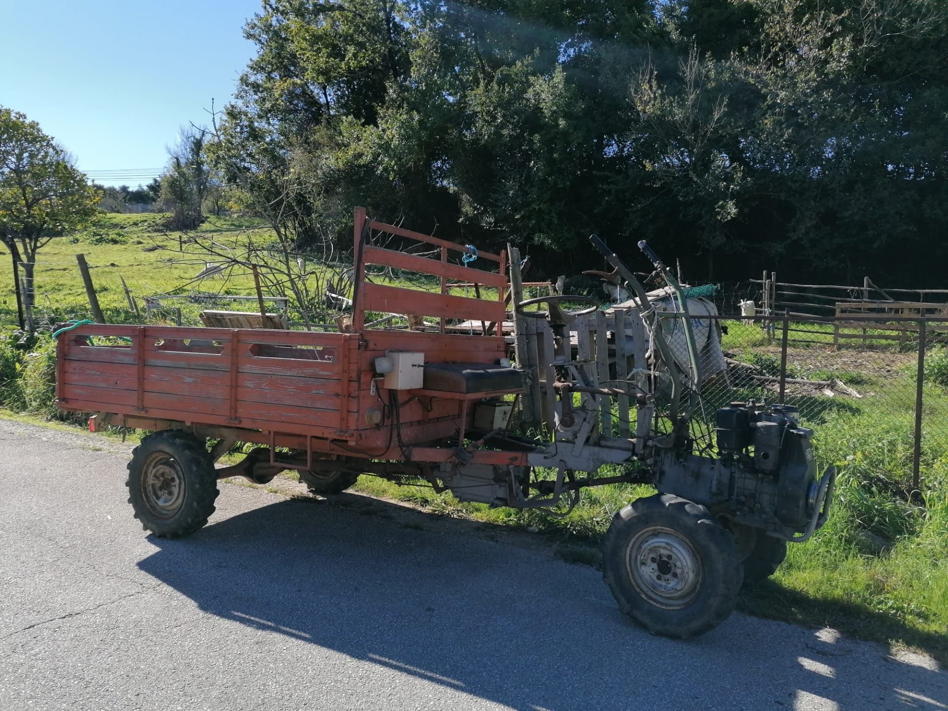 Motocultivador usado