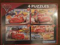 Nowe Puzzle 4w1 CARS
