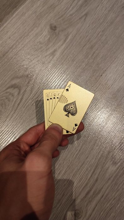 Isqueiro de coleção de baralho de cartas em metal