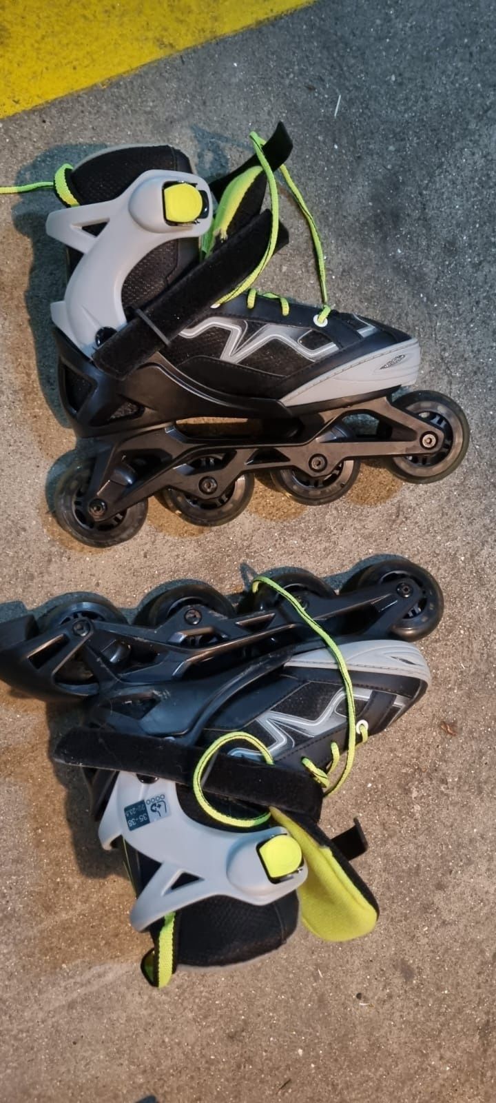 Patins em linha novos