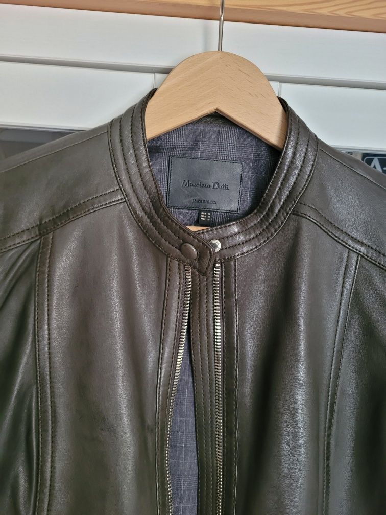 Skórzana kurtka damska Massimo Dutti