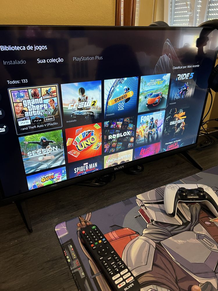 Ps5 digital usada com nota +133 jogos muitos da plus