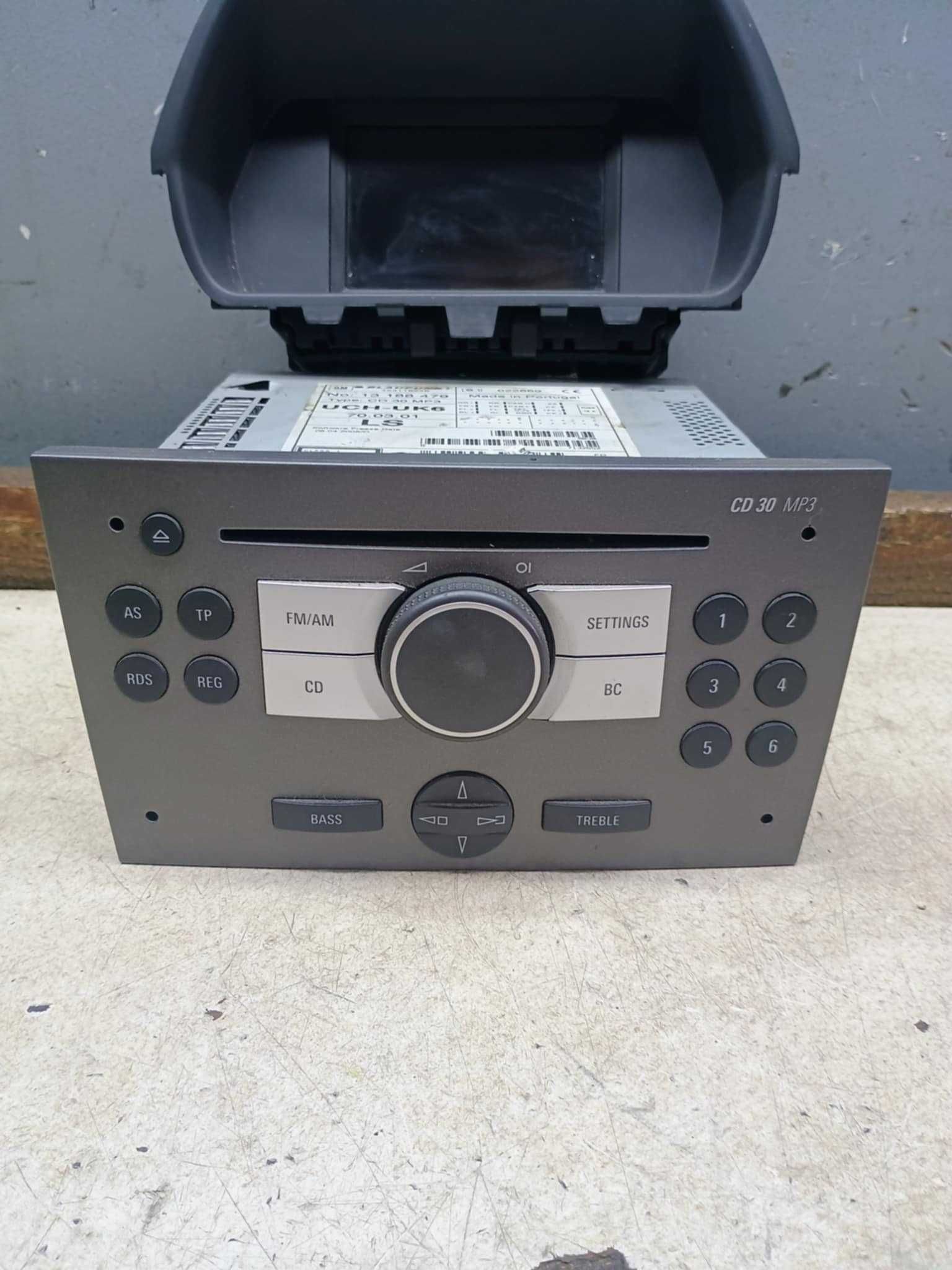 Radio BLAUPUNKT CD30 + Wyświetlacz Opel Meriva A Vectra C 13 188  479