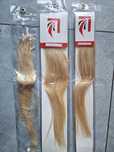 Włosy naturalne, jasny blond, keratyna, nowe, 45cm