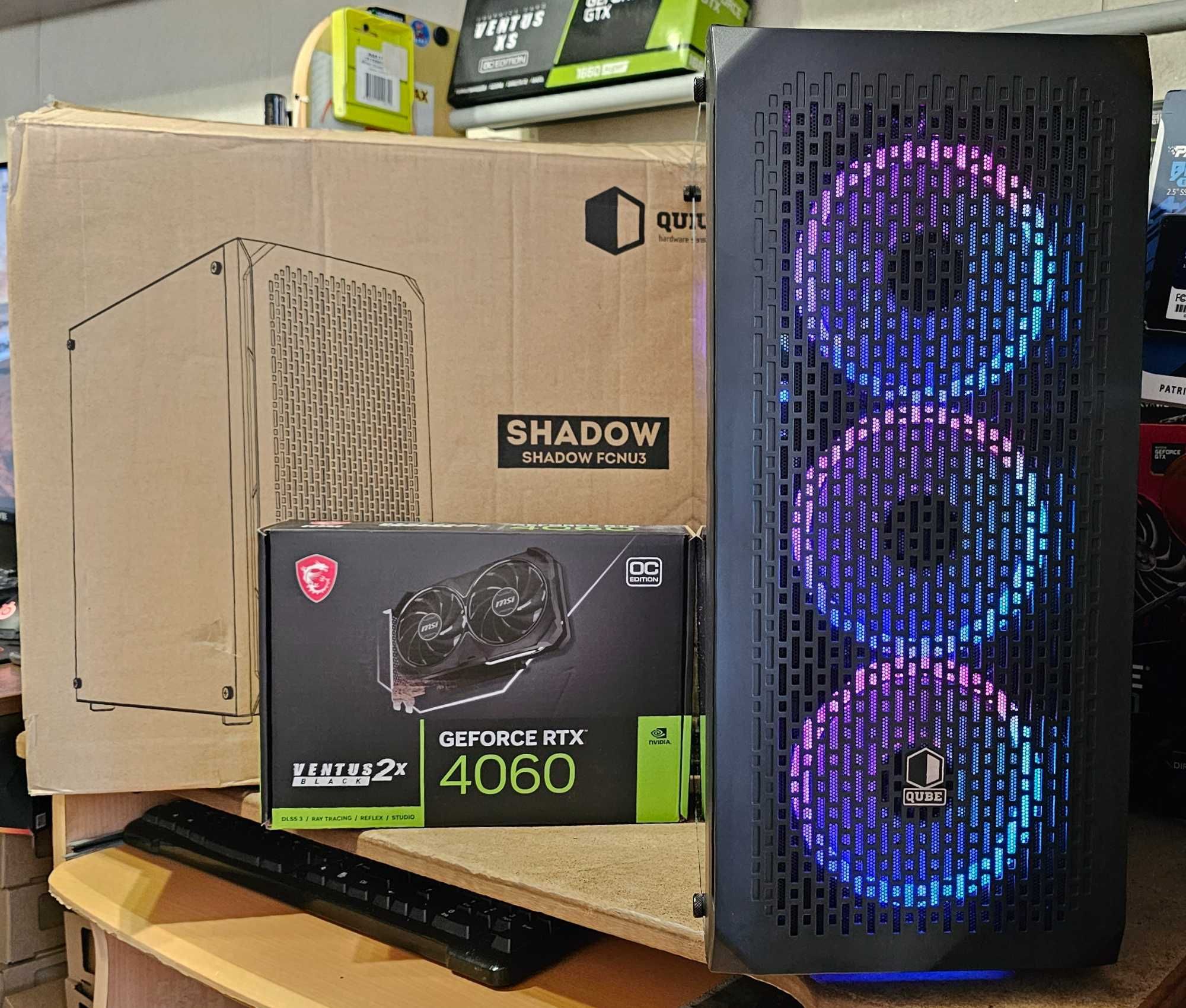 Потужний комп'ютер INTEL I5 12400F 4.4GHZ, RTX 4060, 16GB DDR4, SSD ПК